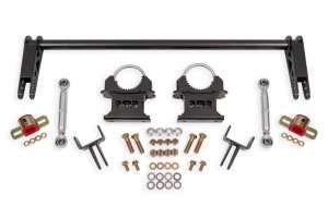 Ford Mustang Sway Bar Kit - Rear - BMR Suspension - Weld-on, Hollow, 3-way Adjustable - Black - `79-`04
